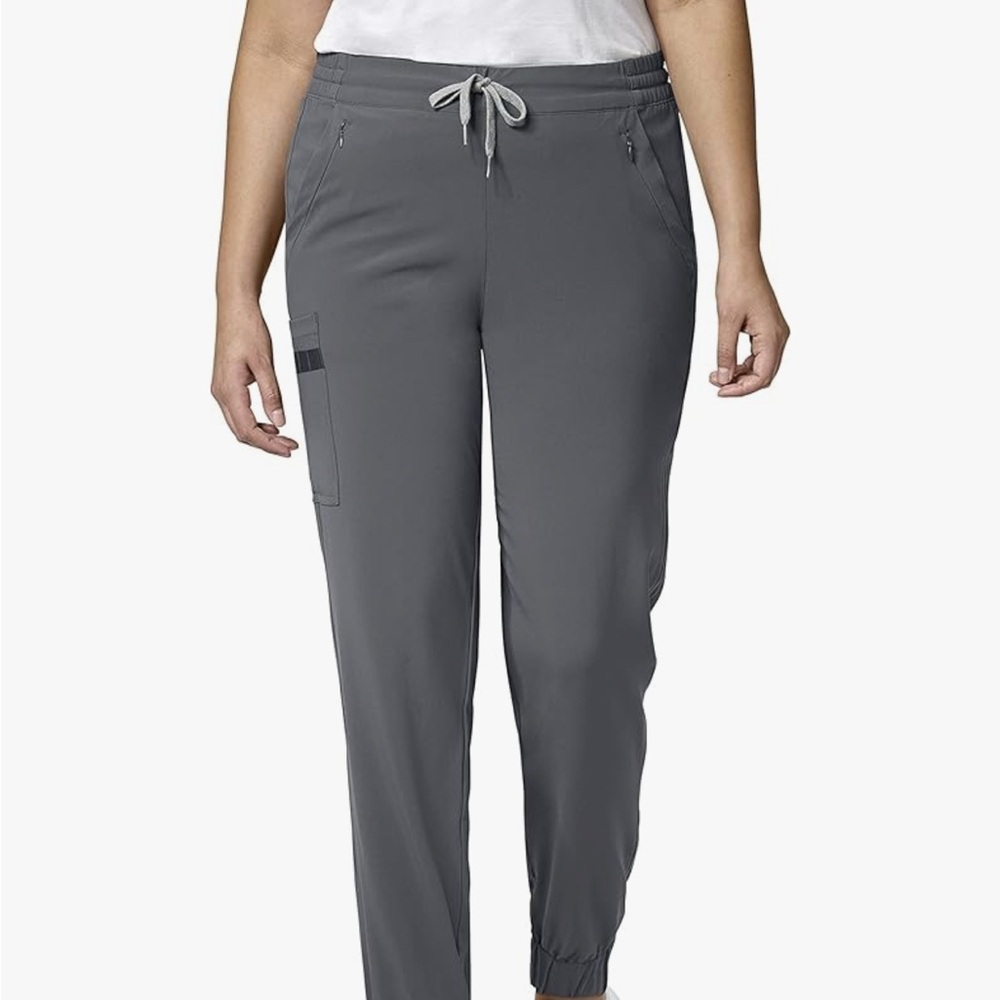 WonderWink Gray Jogger Pants